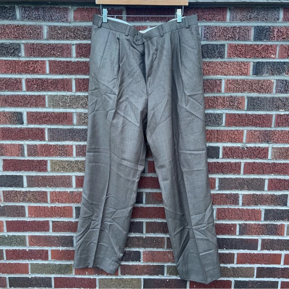Lauren Ralph Lauren Beige Brown Men’s Dress Pants Trousers Suit Pants